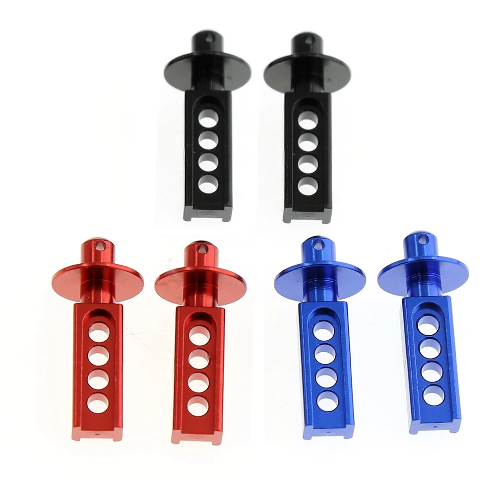 Postes de cuerpo delantero de Metal, columna de montaje para Traxxas Mini e-revo E Revo Slash 1/16 RC, piezas mejoradas de coche, accesorios 1