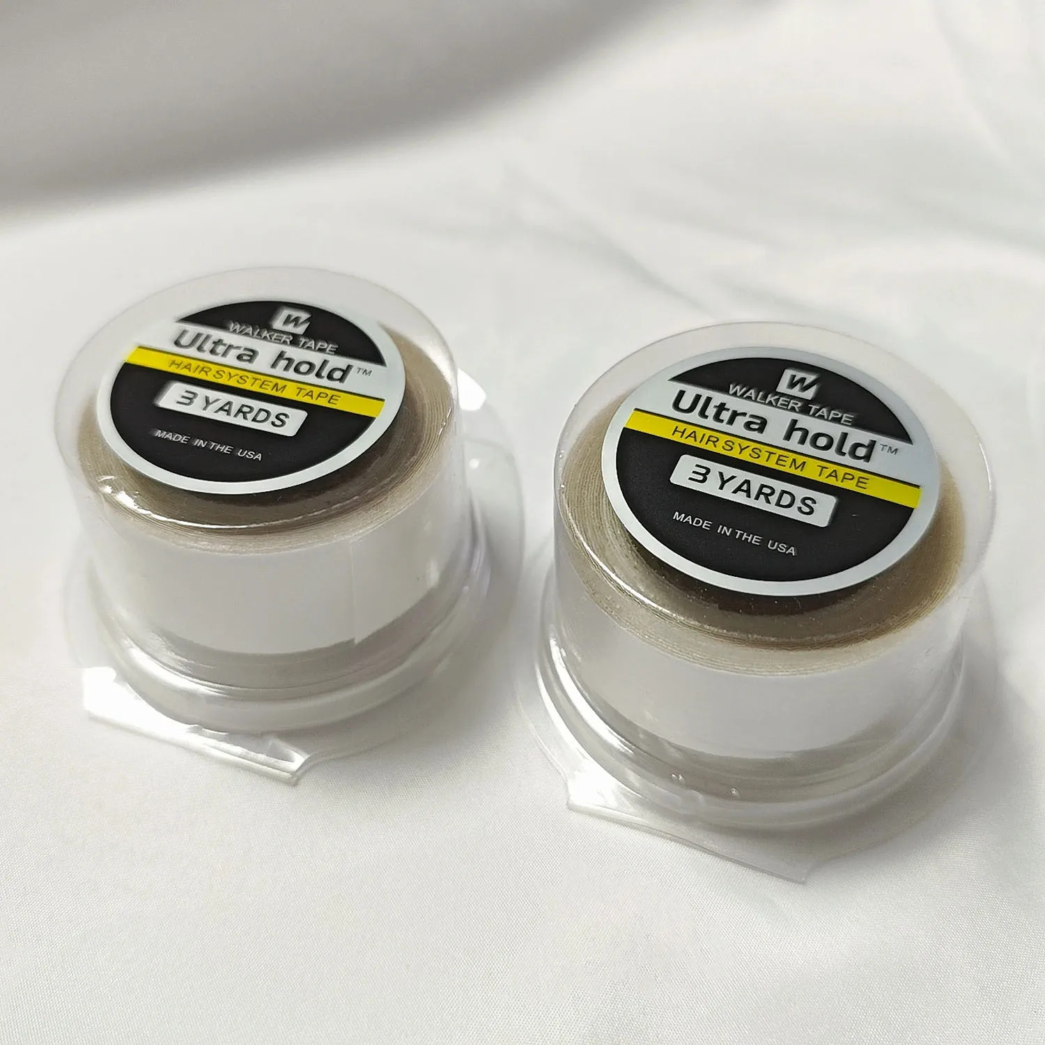 3Yards 0.8/1/1.2/2cm Hair System Tape Double Side Walker Tape White Lace Front Wig Tape For ToupeeSweatproof Ultra Hold Wig Tape