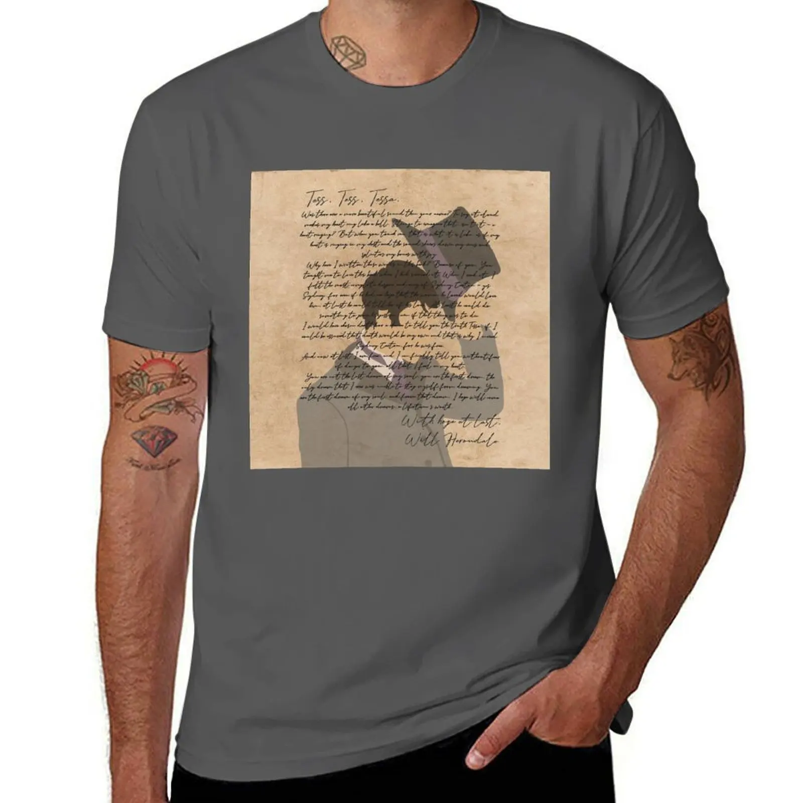 

Will Herondale’s Letter to Tessa T-Shirt t shirts for man pack cotton man t shirt designer t shirt man casual T-Shirt