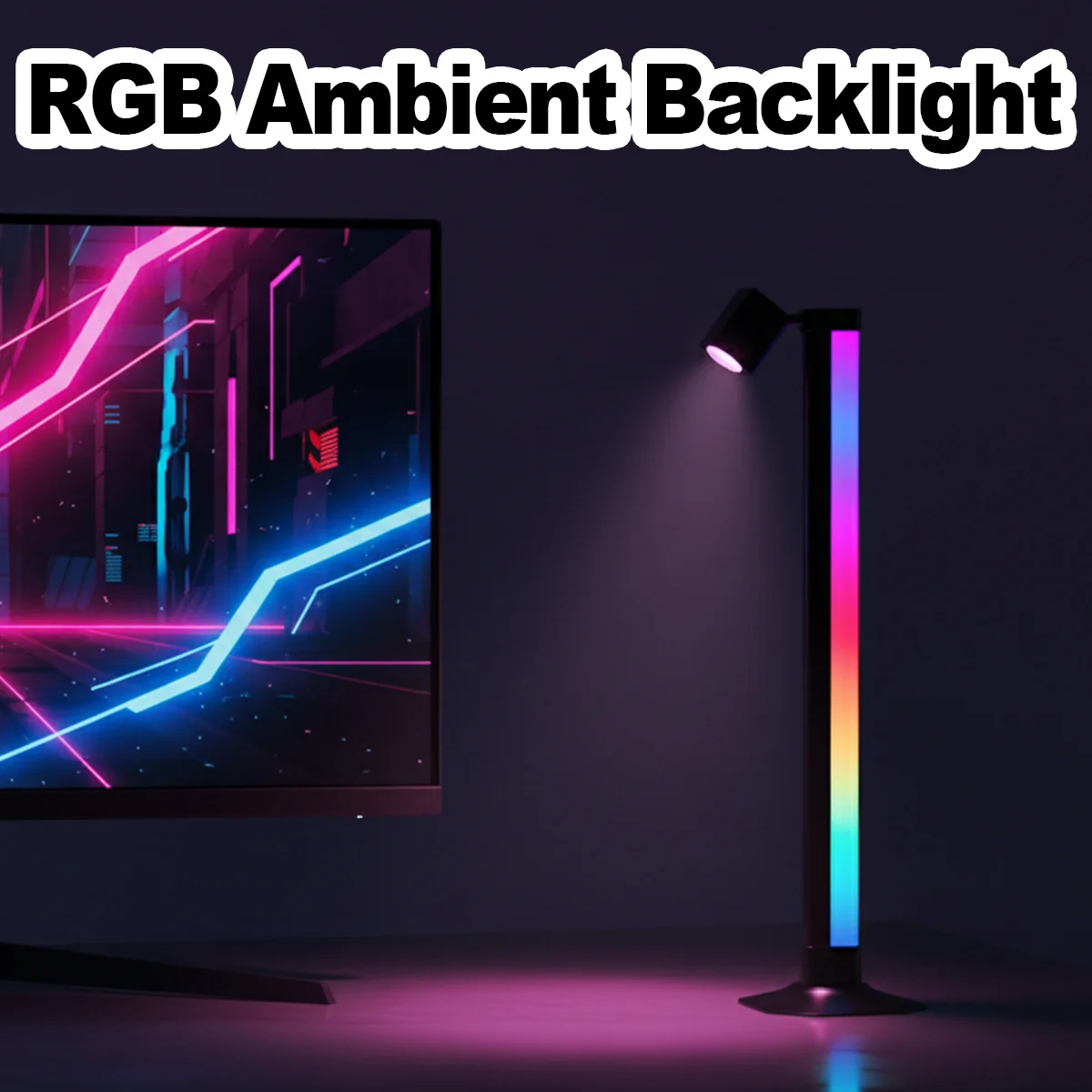 スマートライトバー-led-rgb-音楽同期-アプリ制御-usb雰囲気ランプ-寝室-ゲームデスクセットアップ-テレビ-コンピューター-背景照明