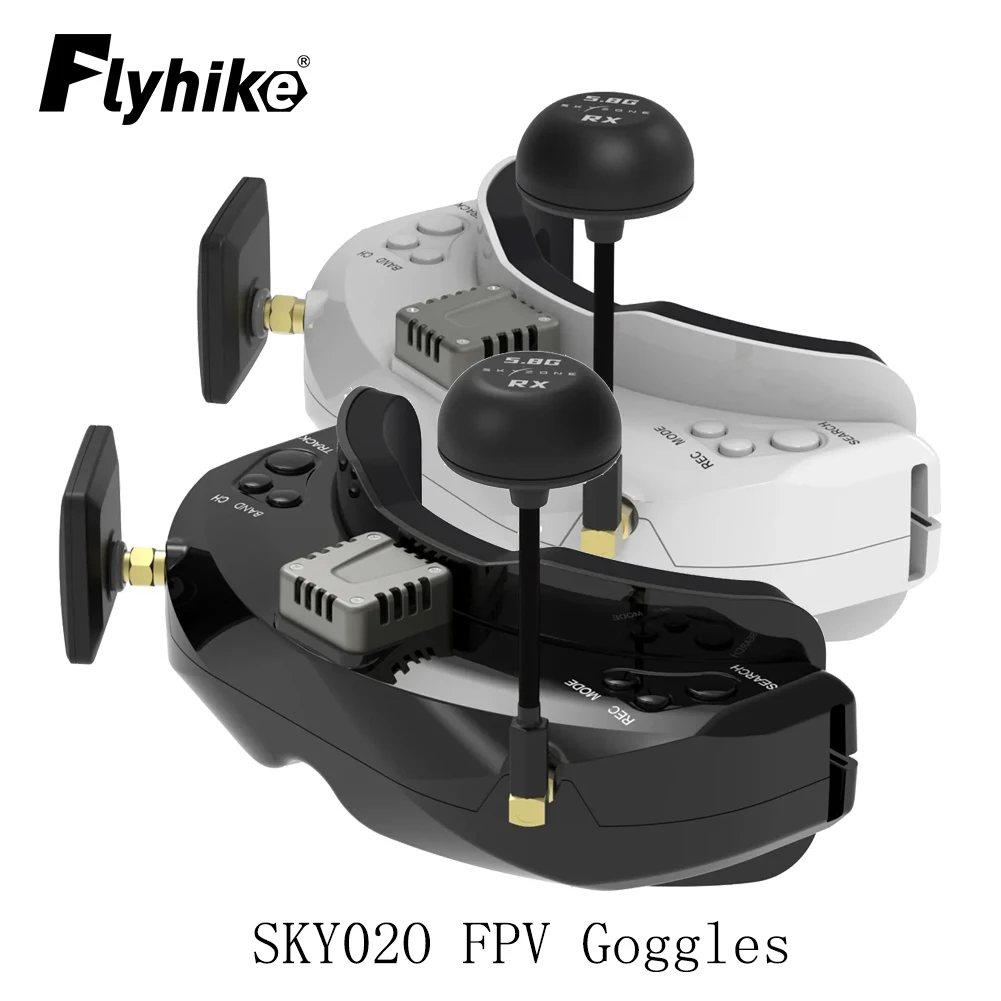 

SKYZONE SKY02O FPV video Goggles 600x400 OLED 5.8G SteadyView Diversity RX HeadTracker DVR HDMI AVIN/OUT for RC Racing Drone