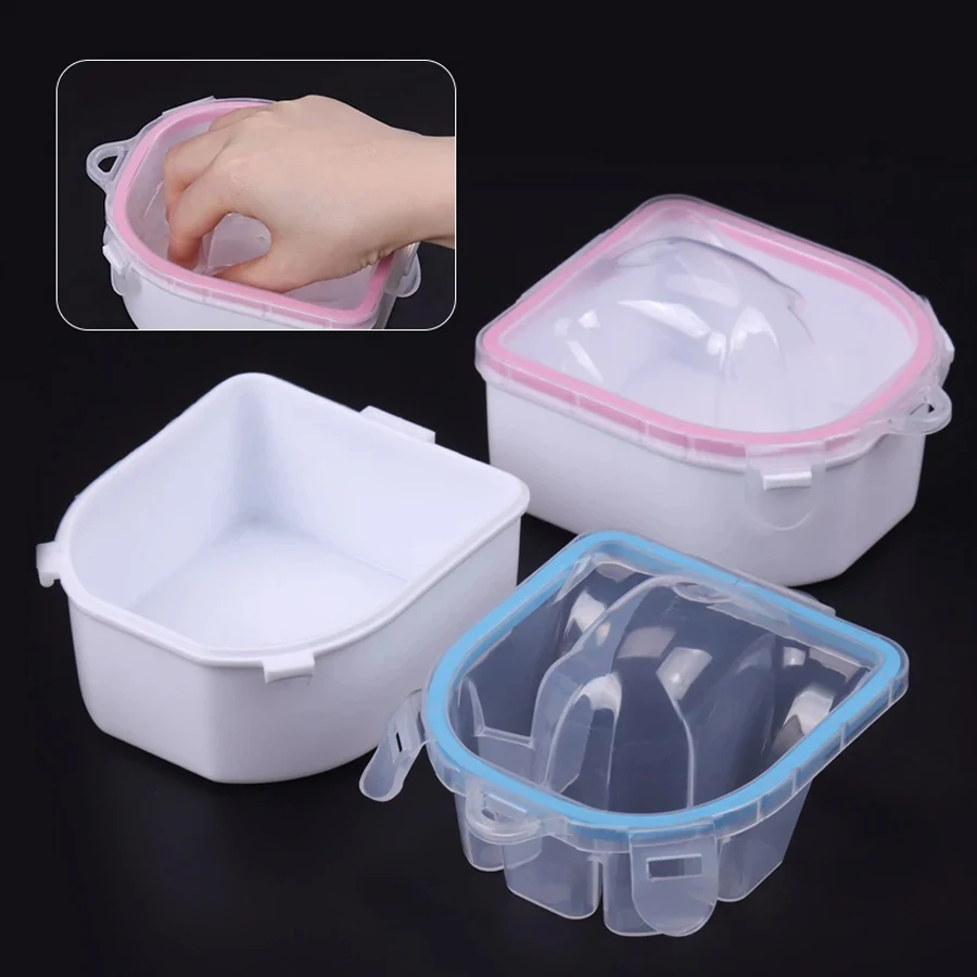 1Pcs Top Quality Nail Art Hand Wash Remover Soak Bowl Salon Nail Spa Bath Treatment Manicure Tools Nail Polish Remover