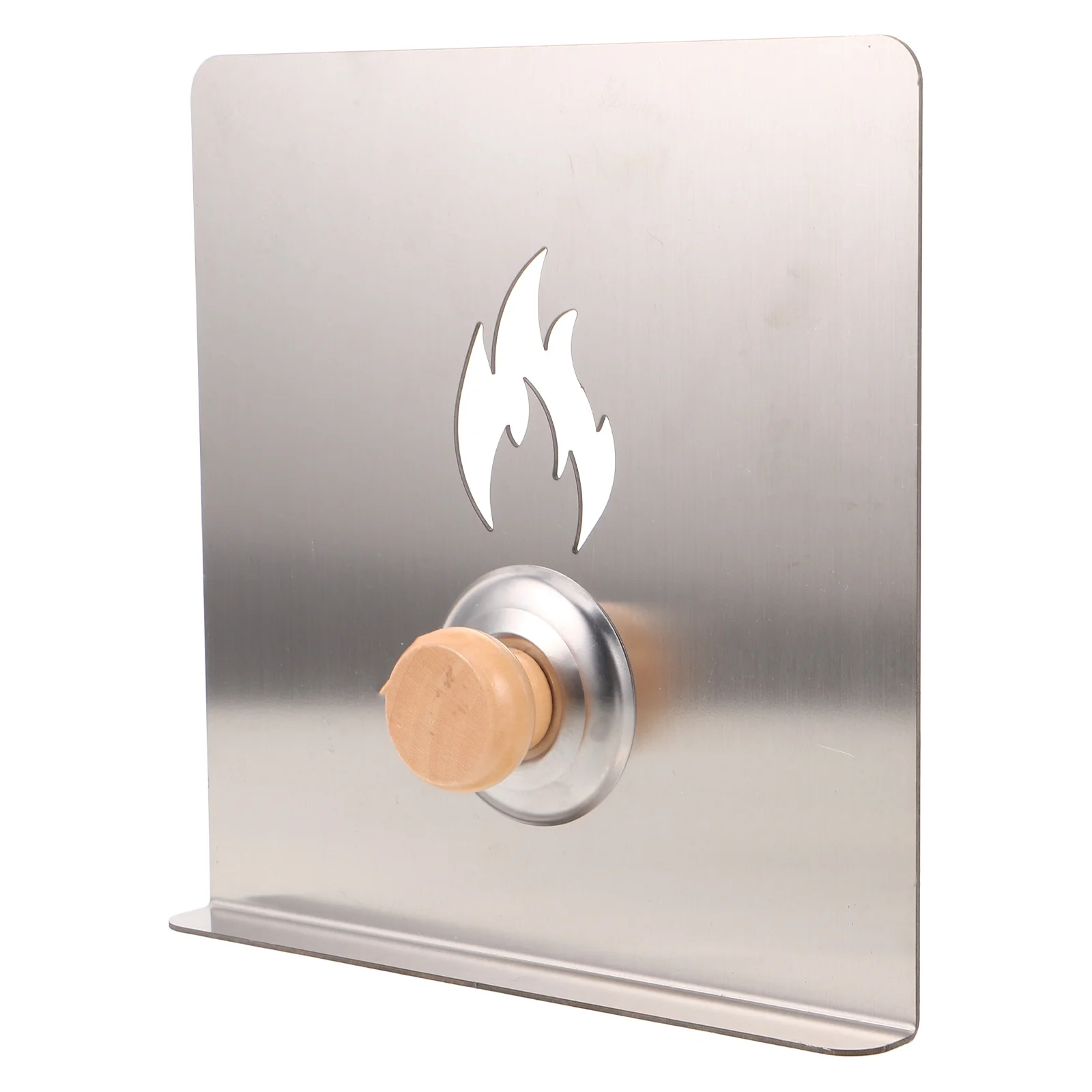 

Stainless Steel Stove Wind Shield 7.86X7.66 Inch Fire Pit Baffle Plate For Wood Burning Stove Outdoor Camping Replacement