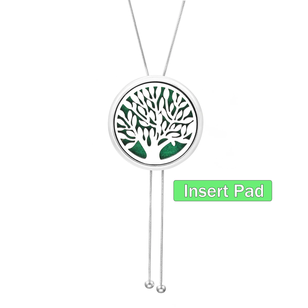 New Insert Gasket Aromatherapy Perfume Locket Pendant Adjustable Various Patterns Essential Oil Diffuser Tassel Necklace Jewelry