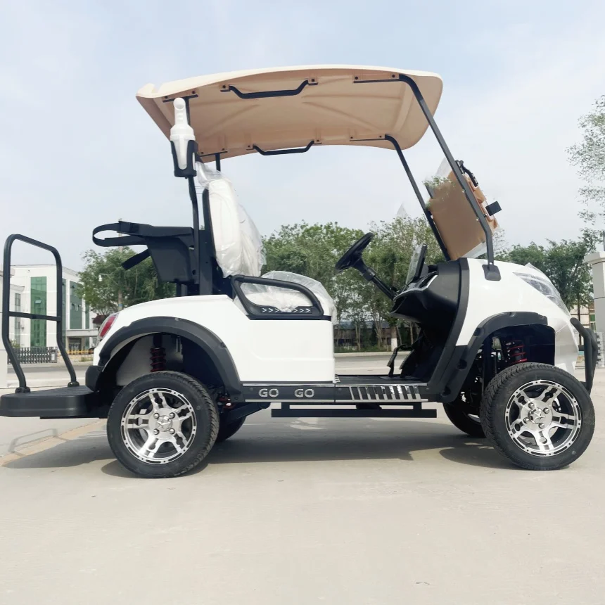 

Factory Direct CE Certified 4-Seater Mini Electric Golf Cart New Chinese Design 72V Lead-Acid Battery Lithium Battery Optional