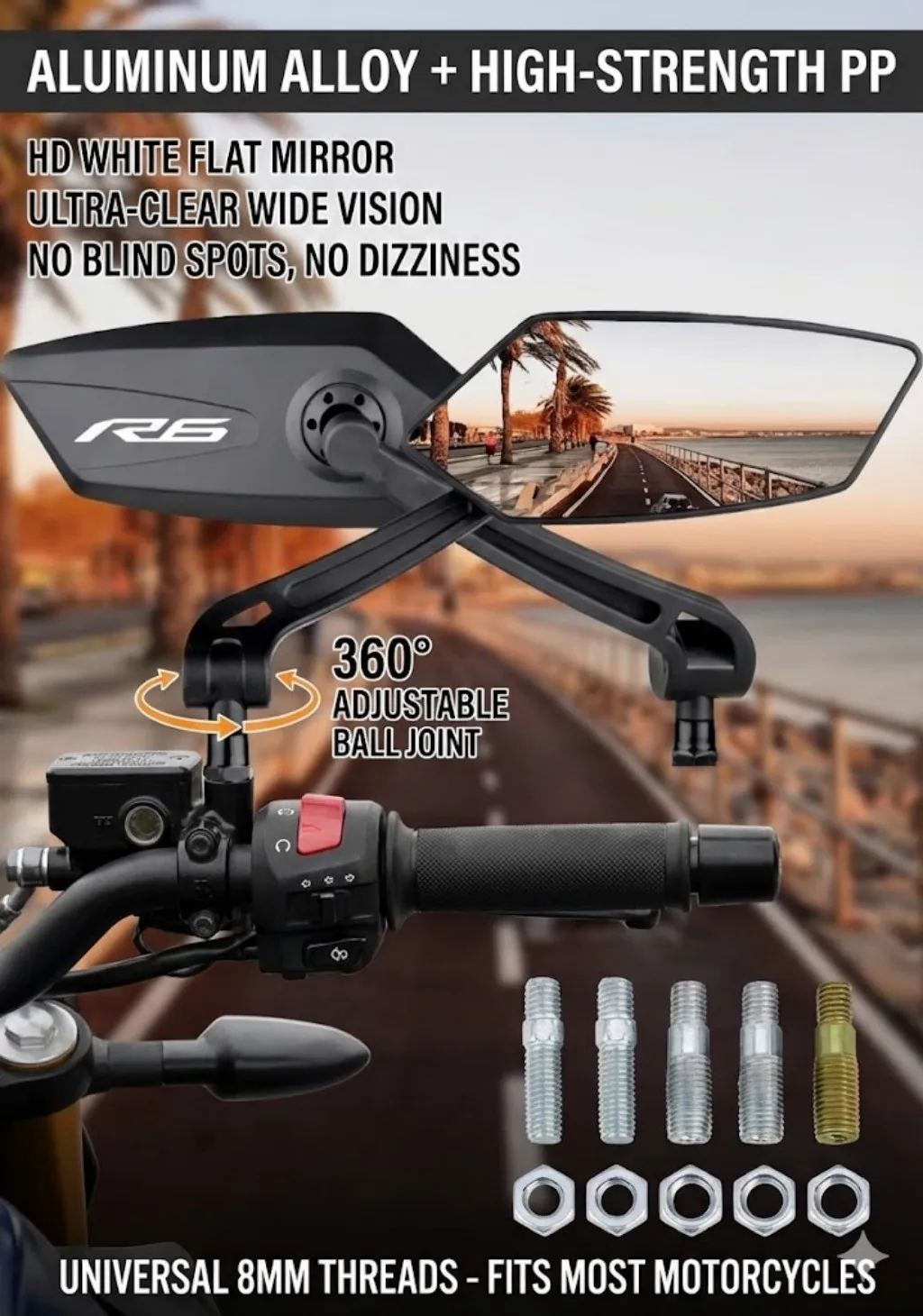 Motorcycle Rear Vie…