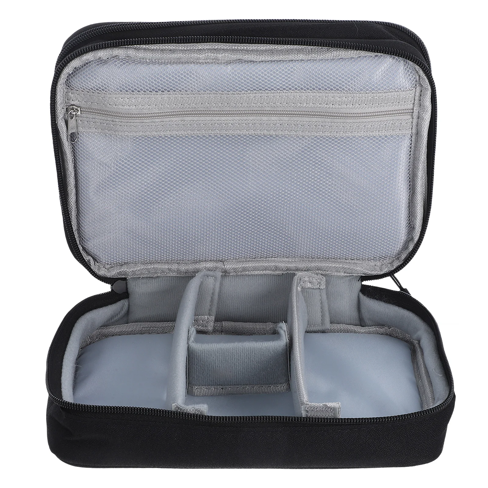 

Sturdy Digital Accessories Storage Bag Fabric Electronic Organizer With Zipper For Cables Usb Travel Earphone Portable Outdoor