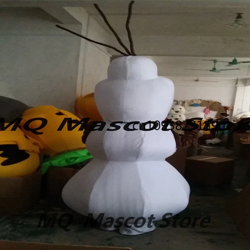 Anime Snow Doll Mascot Costumes Snow Man Cosplay Costume Custom Furry Apparel Halloween Character Fancy Dress Mask Party