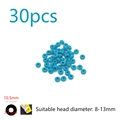 30pcs blue small