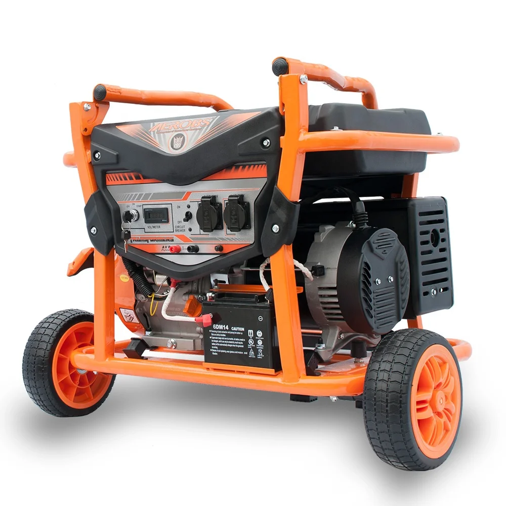 

BS6500-III 5.5KW Portable Power Electric Generator Newly Designed Single Cylinder 60Hz Recoil Single 380V AC DC