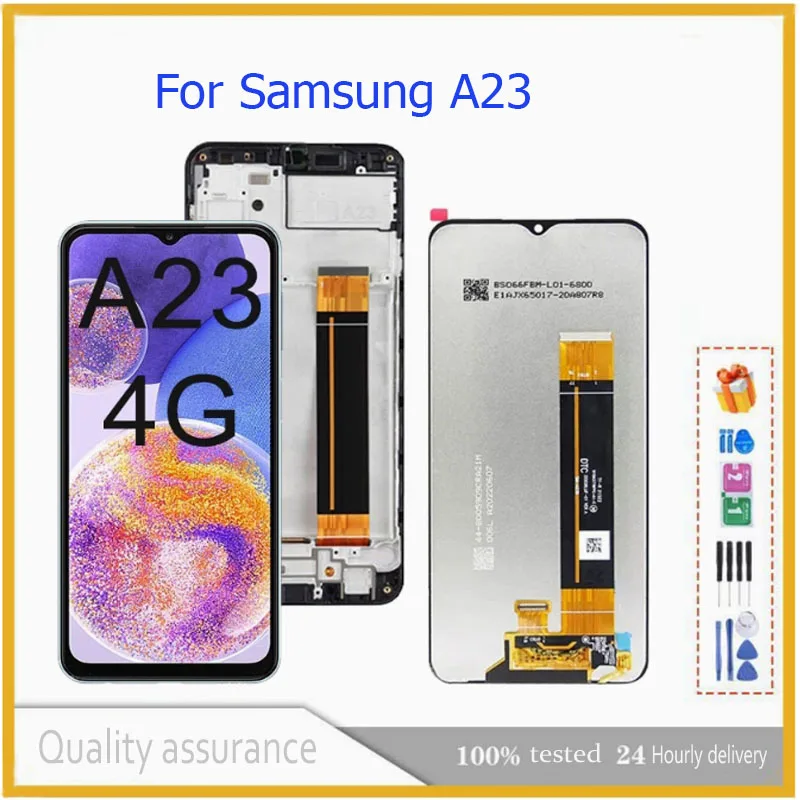 6.6'' For Samsung Galaxy A23 4G Display SM-A235F SM-A235F/DS LCD Touch Screen Digitizer Assembly For Samsung SM-A235M A235 LCD