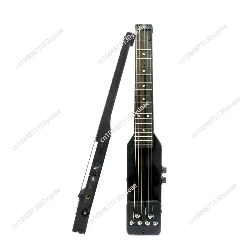 Travel Mute Beginner Practice Professional String Musical Instrument Guitar 1Pc Creative Folding Portable Small Electric Guitar