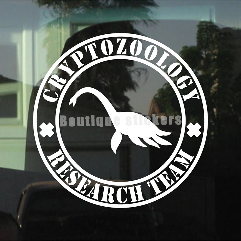 Cryptozoology Research Team Die-cut Vinyl Decal Sticker Car Decoration Accessories Scratch Blocking Waterproof Reflective