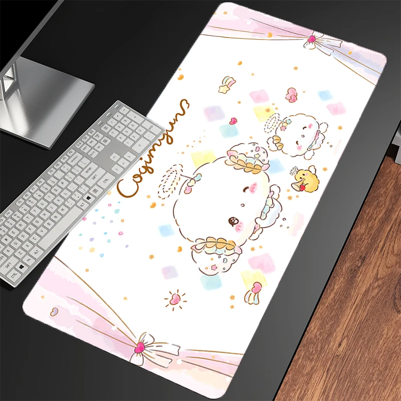 Computer Muismat E-sport Spelers Kawaii Cogimyun Gaming MousePad Grote muismat Gamer toetsenbord pad PC Bureau Mat tapis souris