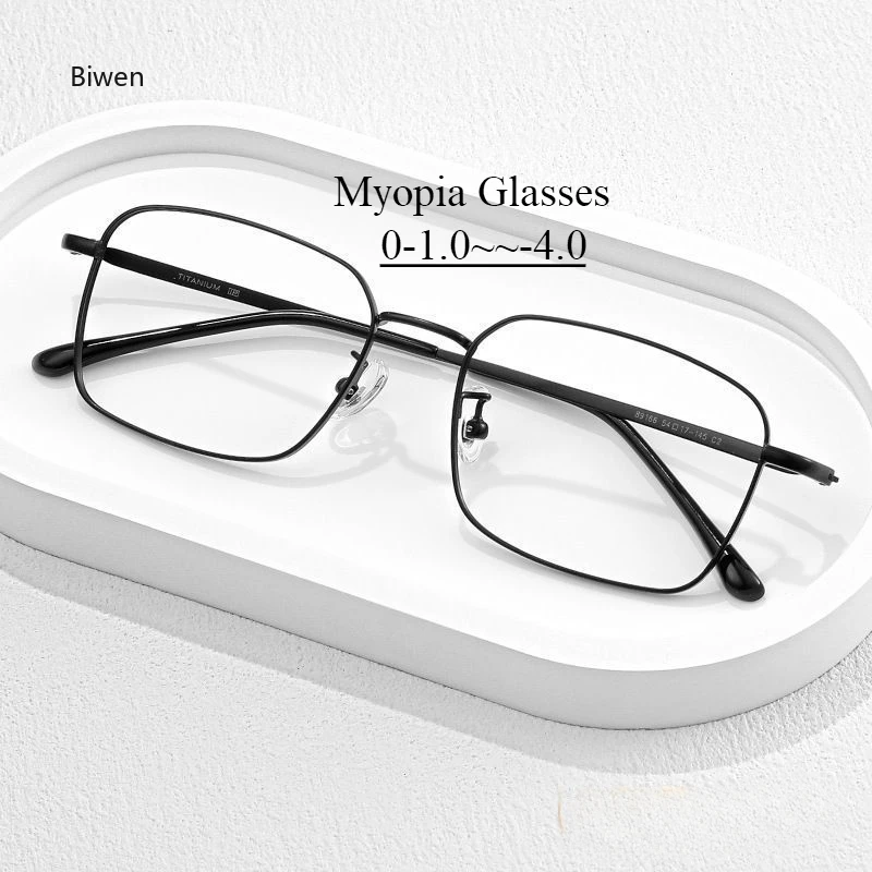 2024 New Transparent Finished Myopia Glasses Men Women Black Eyeglasses Prescription Shortsighted Eyewear óculos очки gafas