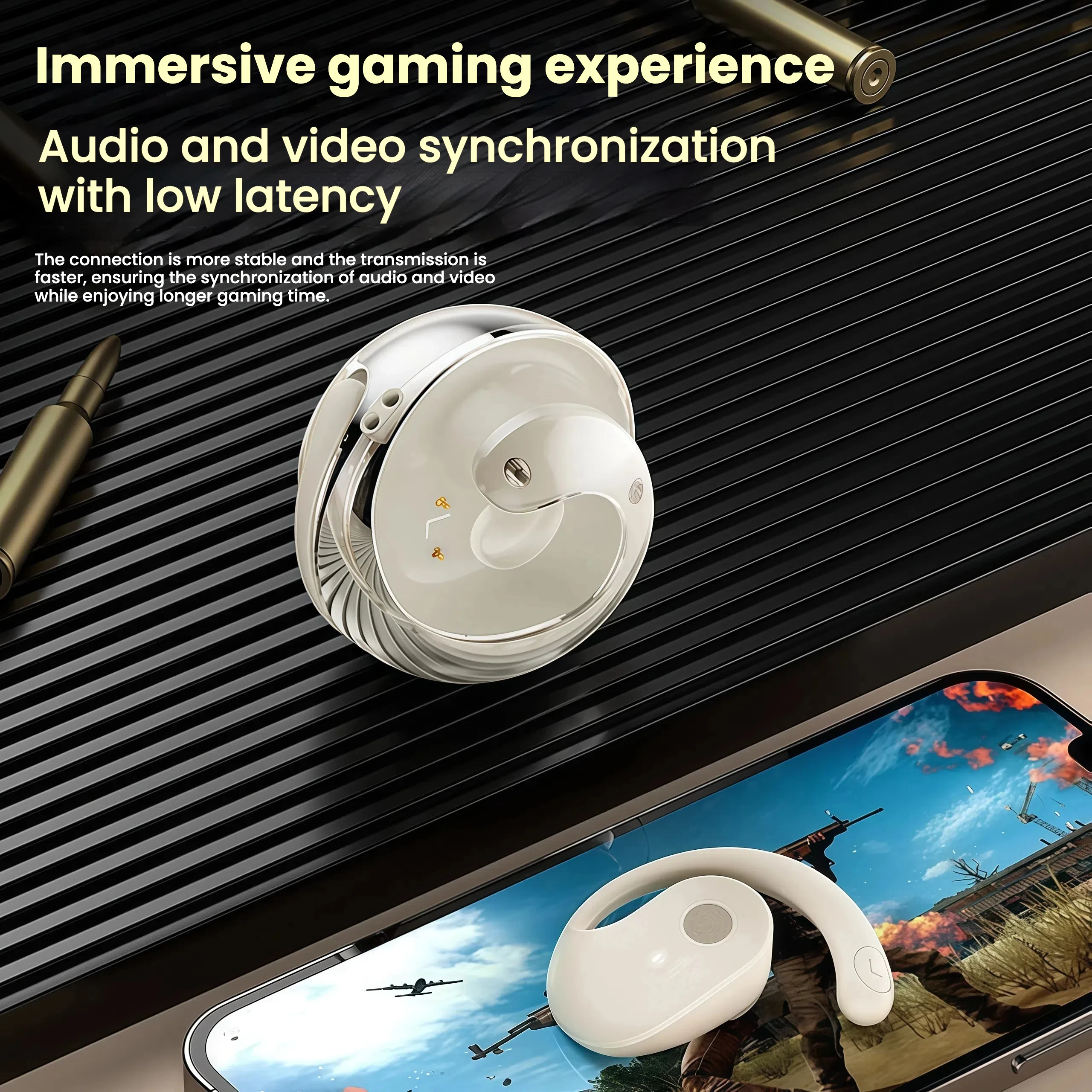 OWS BY01 Ai الترجمة اللاسلكية سماعات بلوتوث مكبر صوت سيراميك يدعم الترجمة في 150 لغة