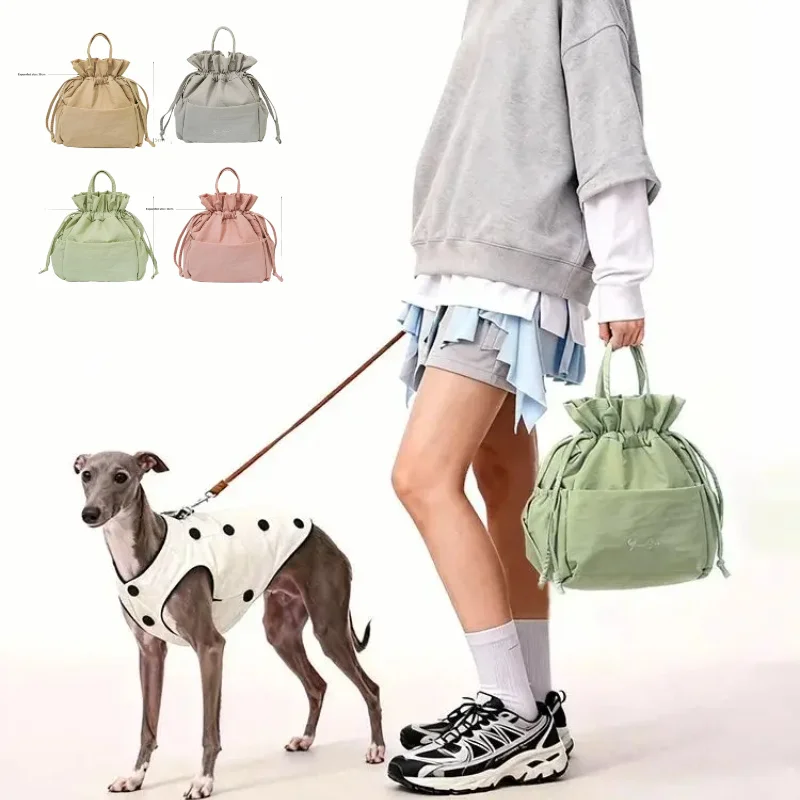Large Capacity Thermal Lunch Box Bag with D-String Handheld Portable Bento Bag for Office Workers School Students Commuting Ligh
