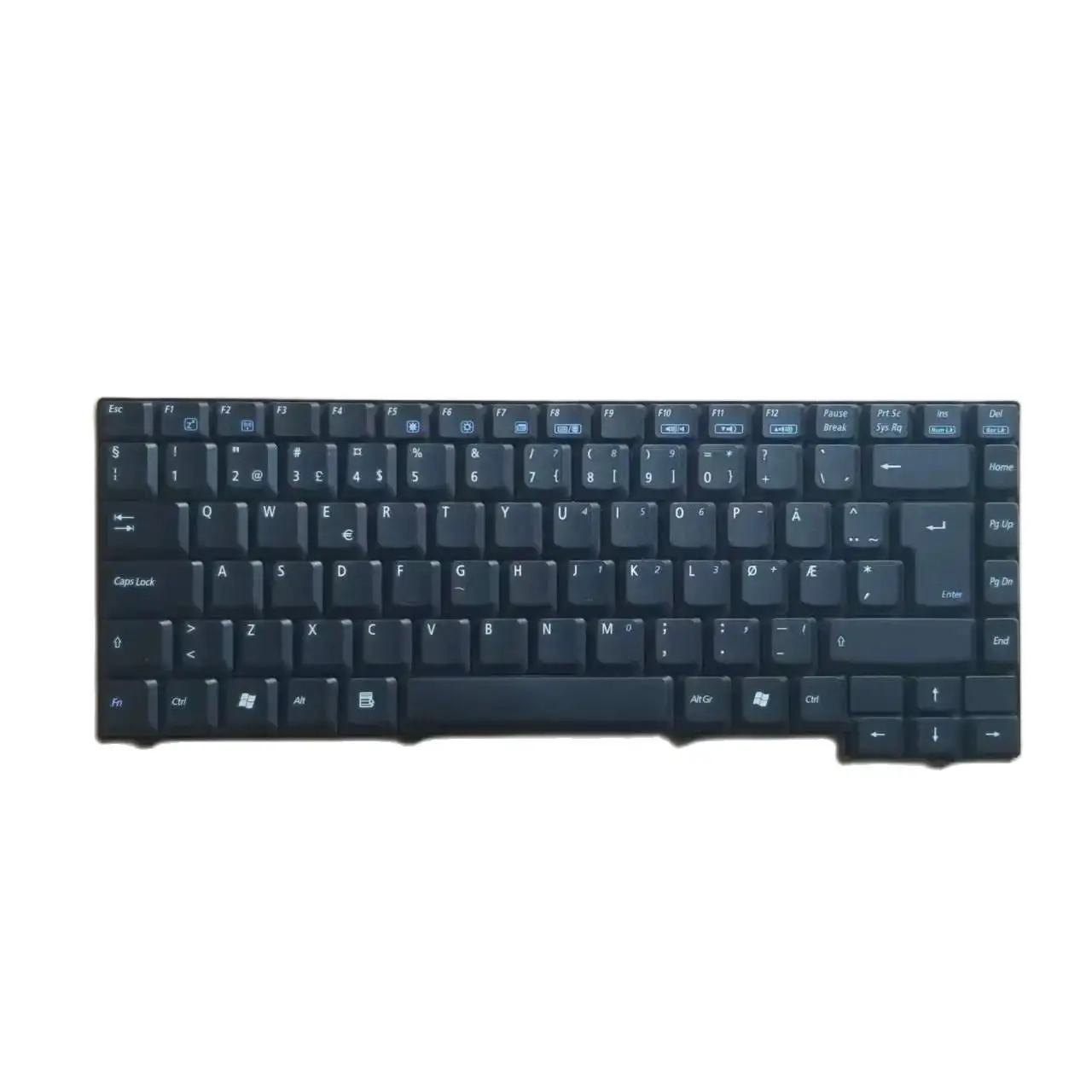 Novo teclado Noruega para Asus, Laptop Preto, A3A, A3V, A3E, A3H, A4, Série A4S, NW