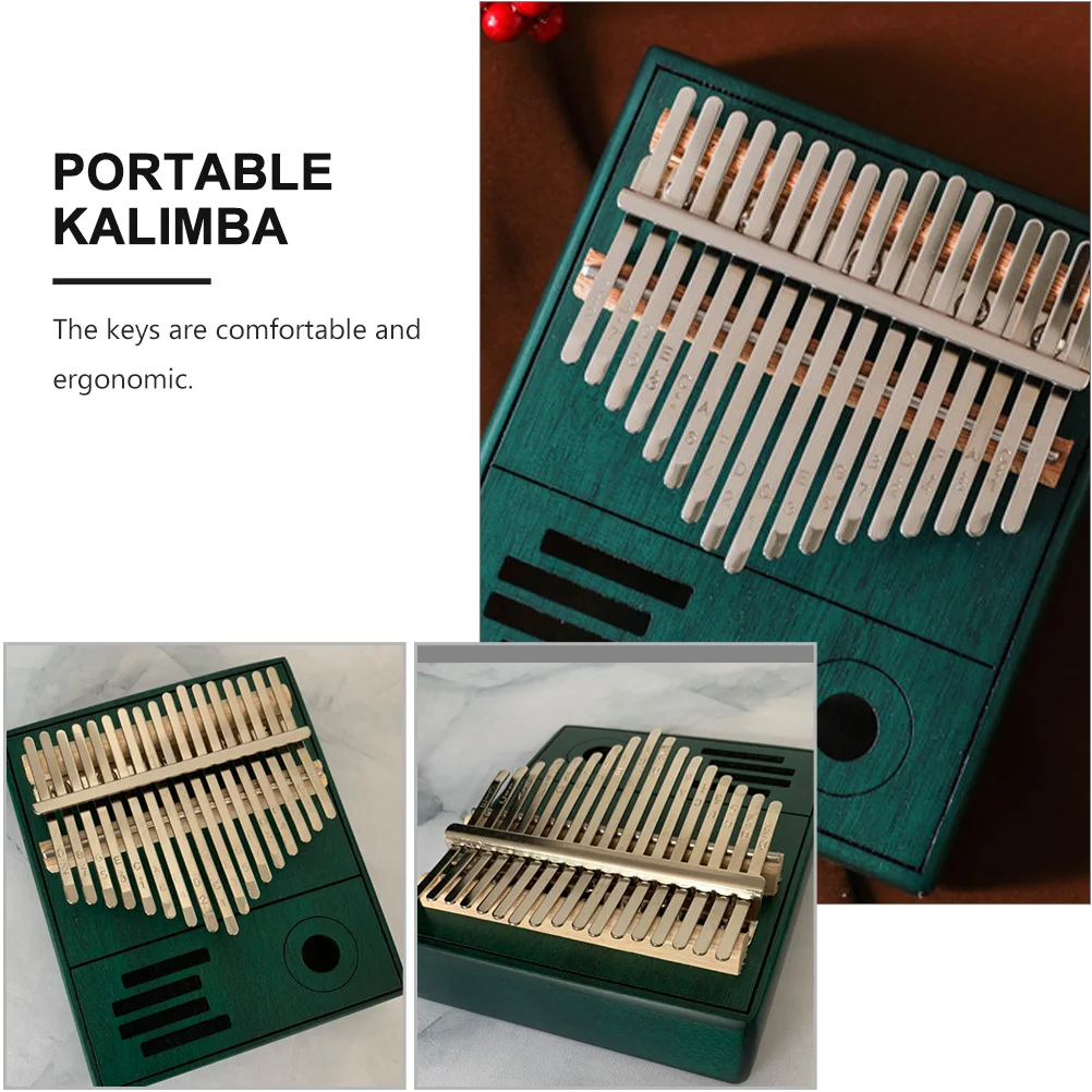 

1 Set Gift Idea 17 Tones Thumb Piano Elegant Kalimba Portable Finger Organ Musical Instrument