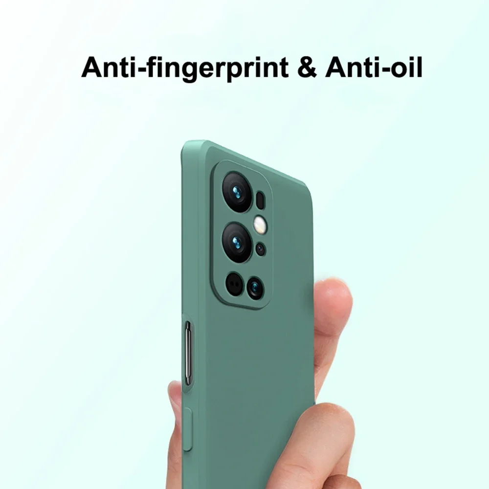 Square Liquid Silicone for OnePlus One Plus 7 7T 8 8T 9 Pro 9R 9RT T 10R Ace Nord N20 Original Soft Camera Protective Back Cover