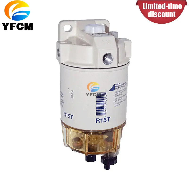 1 PCS R15T Fuel Water Separator Assembly for Boat Marine Small Diesel