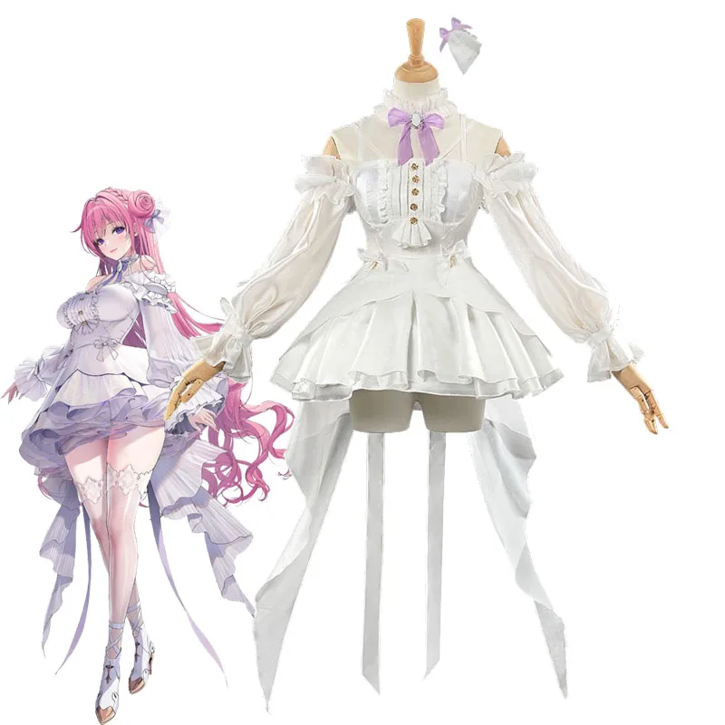 

NIKKE Costume Dorothy Cosplay Dresses And Accessory The Goddess Of Victory C233 White Cute Princess Dress Halloween Game Costume