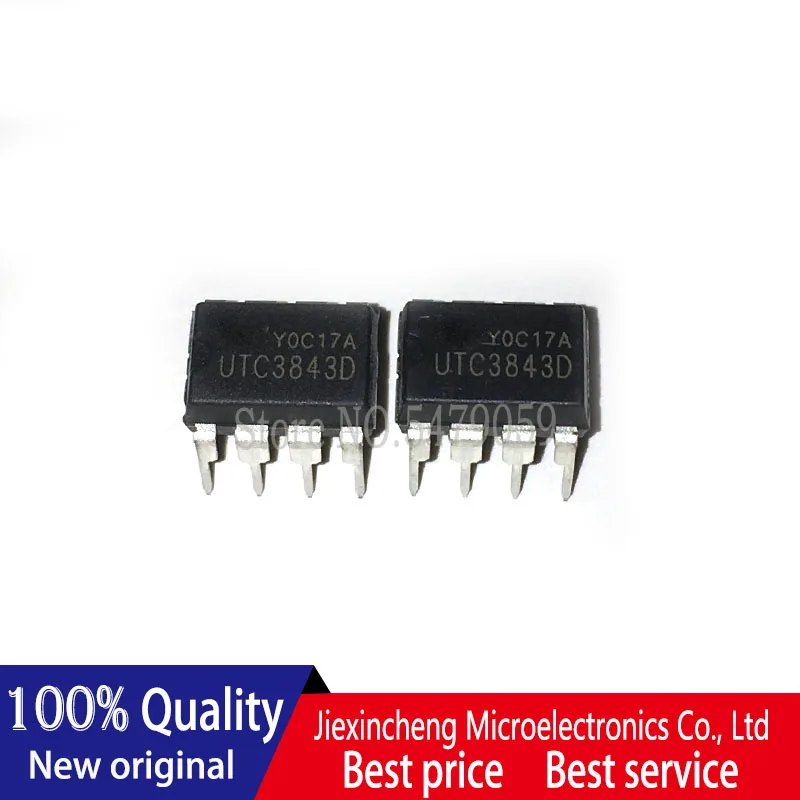 20PCS UTC3843D UTC3843 DIP8 Neue original