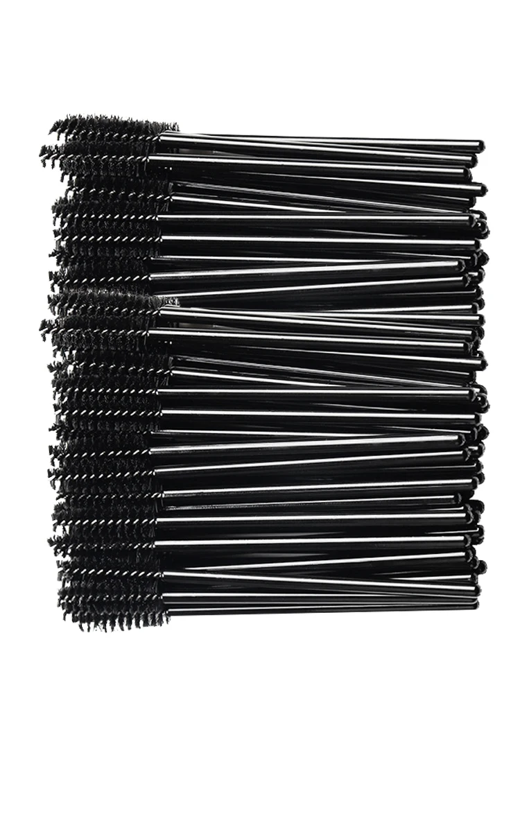 50/100Pcs Lash Pinsel Wimpern Verlängerung Pinsel Wimpern Spoolie Mascara Wands Applikator Für Wimpern Augenbrauen Make-Up Zubehör – Detail 1