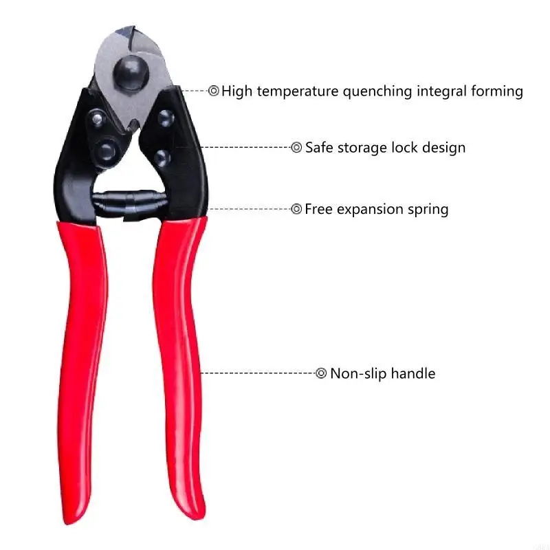 

G88A Heavy Duty Stainless Steel Cable Wire Cutter Scissors Repair Tool Bike Brake MTB Cable Cutter Small Hard Wire
