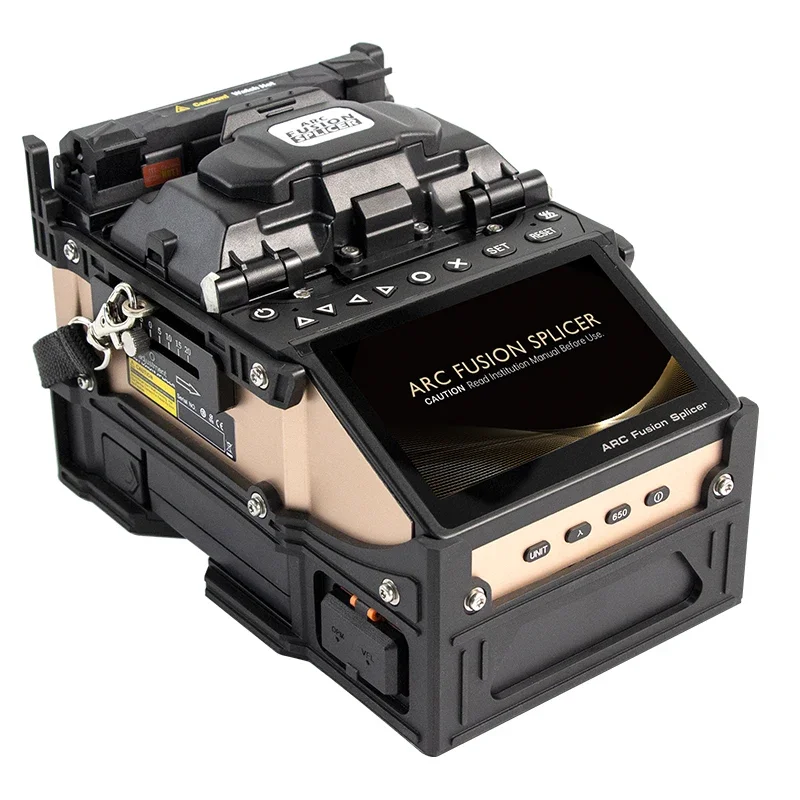 

Высококачественный сварочный аппарат для оптоволокна SD-9, шесть двигателей, выравнивание сердечника со встроенным сварочным аппаратом VFL OPM для сращивания FTTH