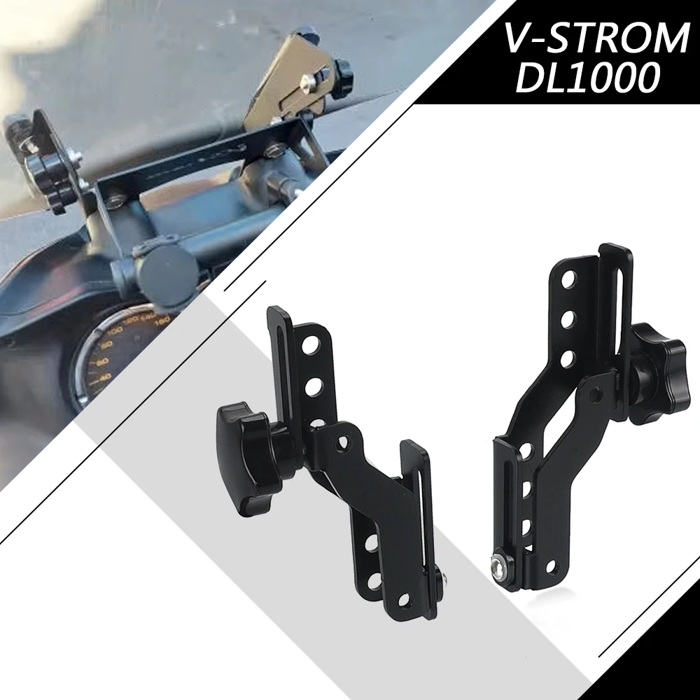 

Motorcycle For Suzuki Vstrom DL1000 V-strom DL 1000 2014-2019 Windshield Screen Adjusters Support Holder Windscreen Bracket Kits