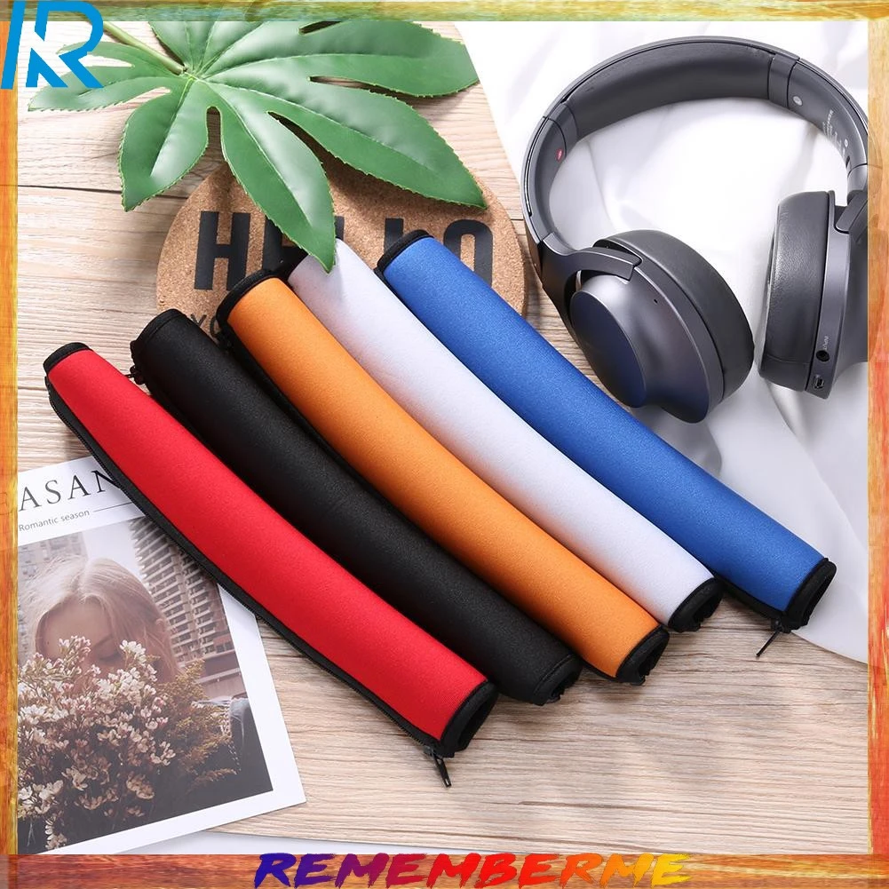 Funda de neopreno con cremallera para diadema, funda de repuesto para auriculares ATH-MSR7 M50X M40X M30X