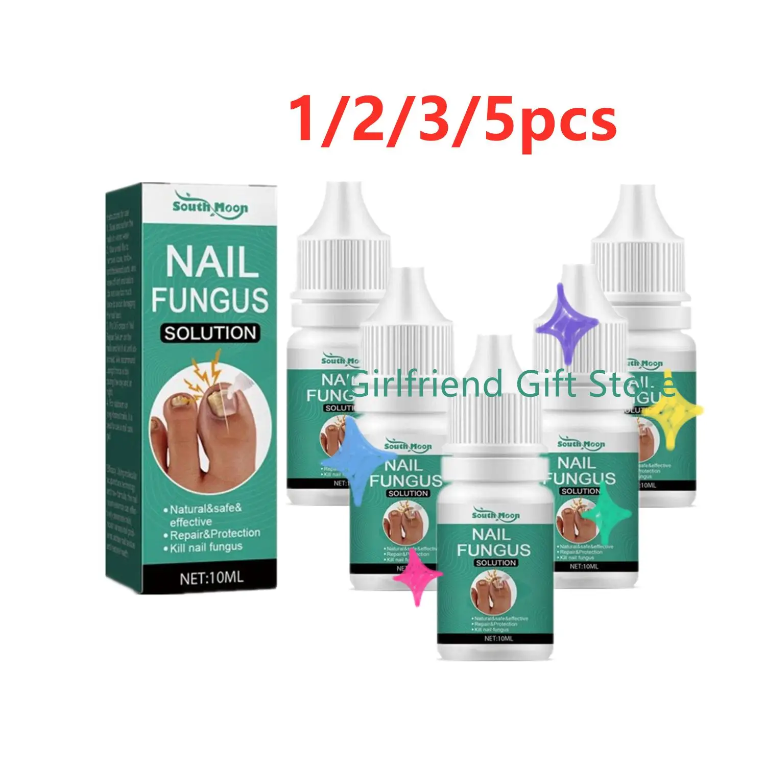 LOT Extra Strong Nail Fungus Treatment Serum Essence Oil Feet Repair Essence Anti Toe Infection Gel Cream Removal Nails Fungal