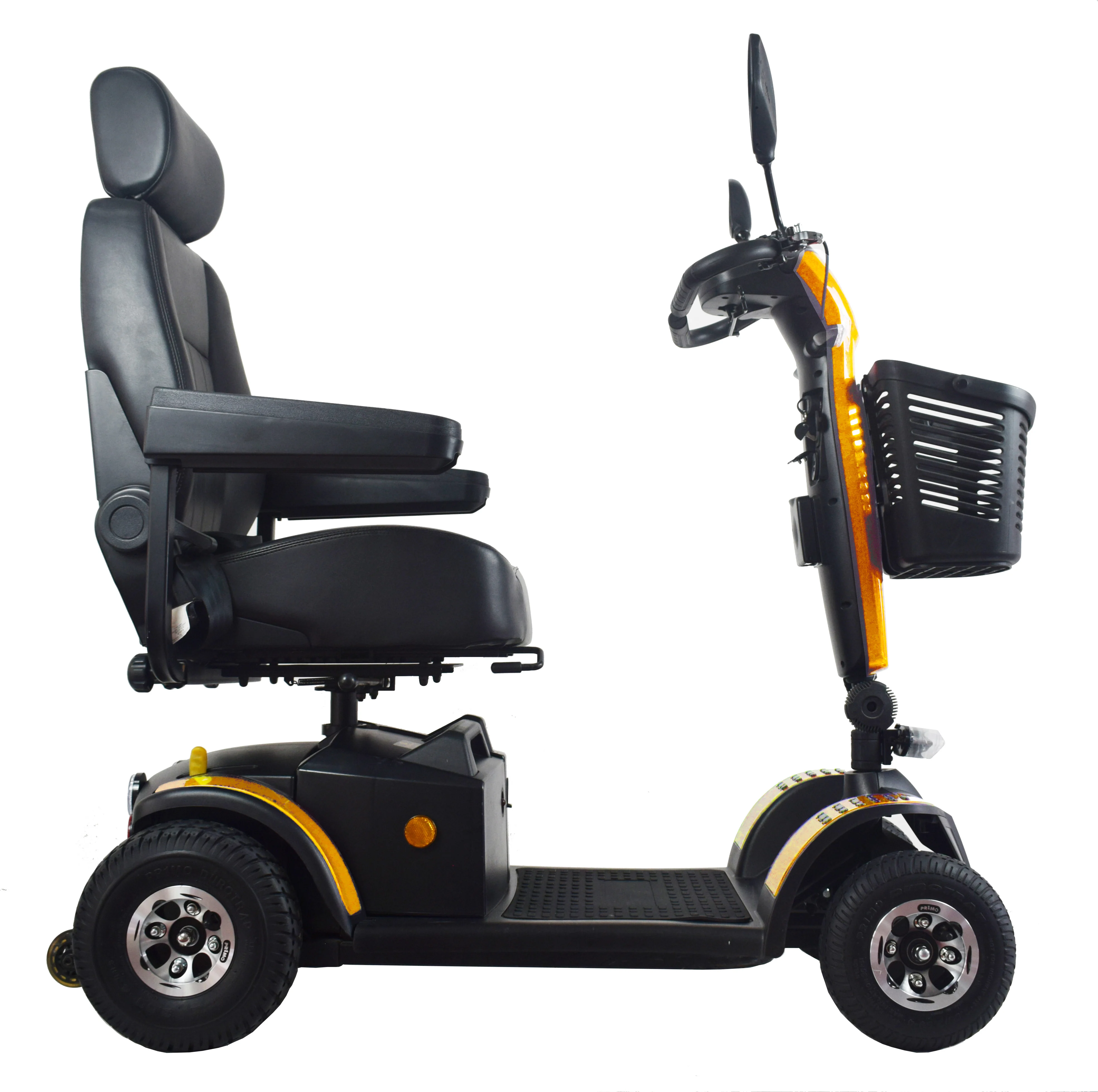 Electric Power Mobile Wheelchairs 4 Wheel Mobility Scooter for Seniors Adult with Lights