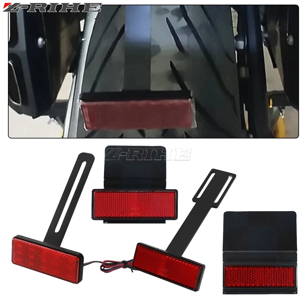 

Universal Motorcycle Accessories License Plate Holder Parts Extend Tail Reflector Motor Fender Eliminator For BMW For DUCATI