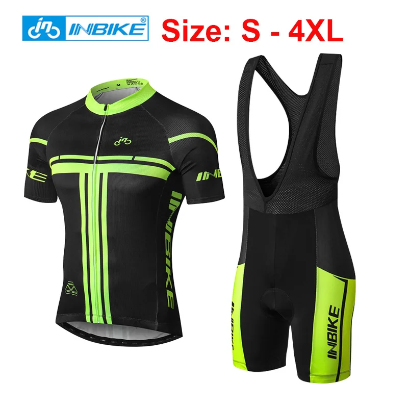 

INBIKE Cycling Jersey Set Summer Cycling Clothing Set MTB Bicycle Shirts Shorts Mountain Bike Clothes Maillot Ropa Ciclismo XM