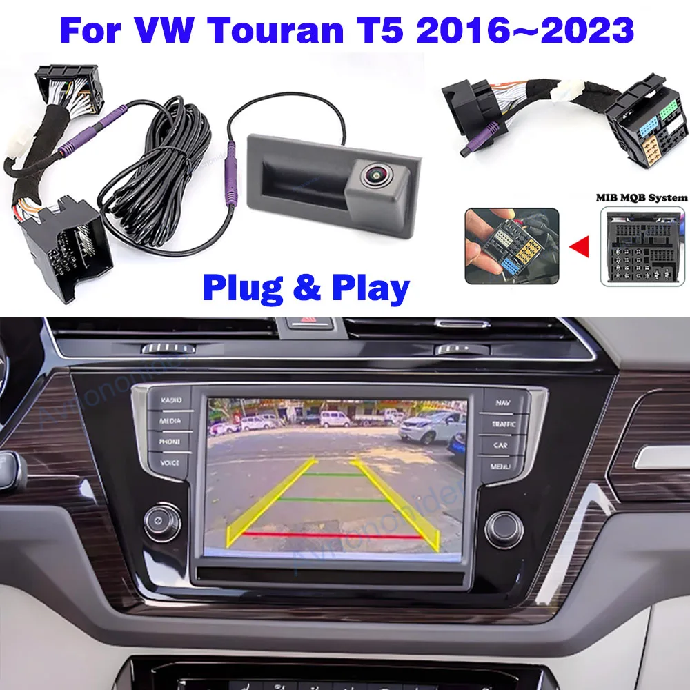 canbus-dynamic-trajectory-rear-view-camera-for-vw-t5-touran-2016-2017-2018-2019-~-2023-car-tailgate-handle-camera-plug-and-play