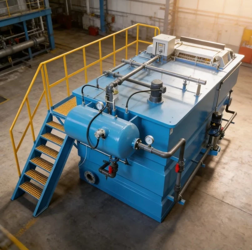 Brator PLC Controlled Oil Water Separator DAF Equipment for Petrochemical Industry Treatment 450m/h ExdllBT4 Explosion-proof