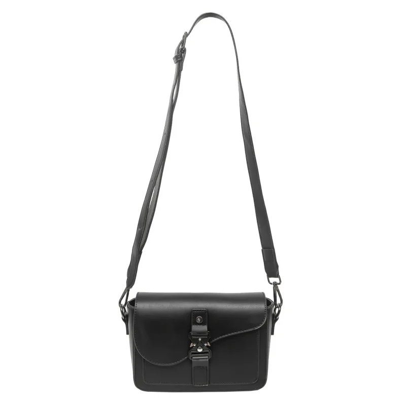 Men's Niche Design Casual Crossbody Bags Trendy Texture Small Square Shoulder Bag for Everyday Use