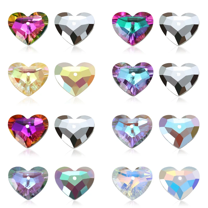 6264 Truly In Love Heart Pendant 18mm Austria Loose Rhinestone Charms Beads for Jewelry Making Bracelet Necklace Earrings DIY