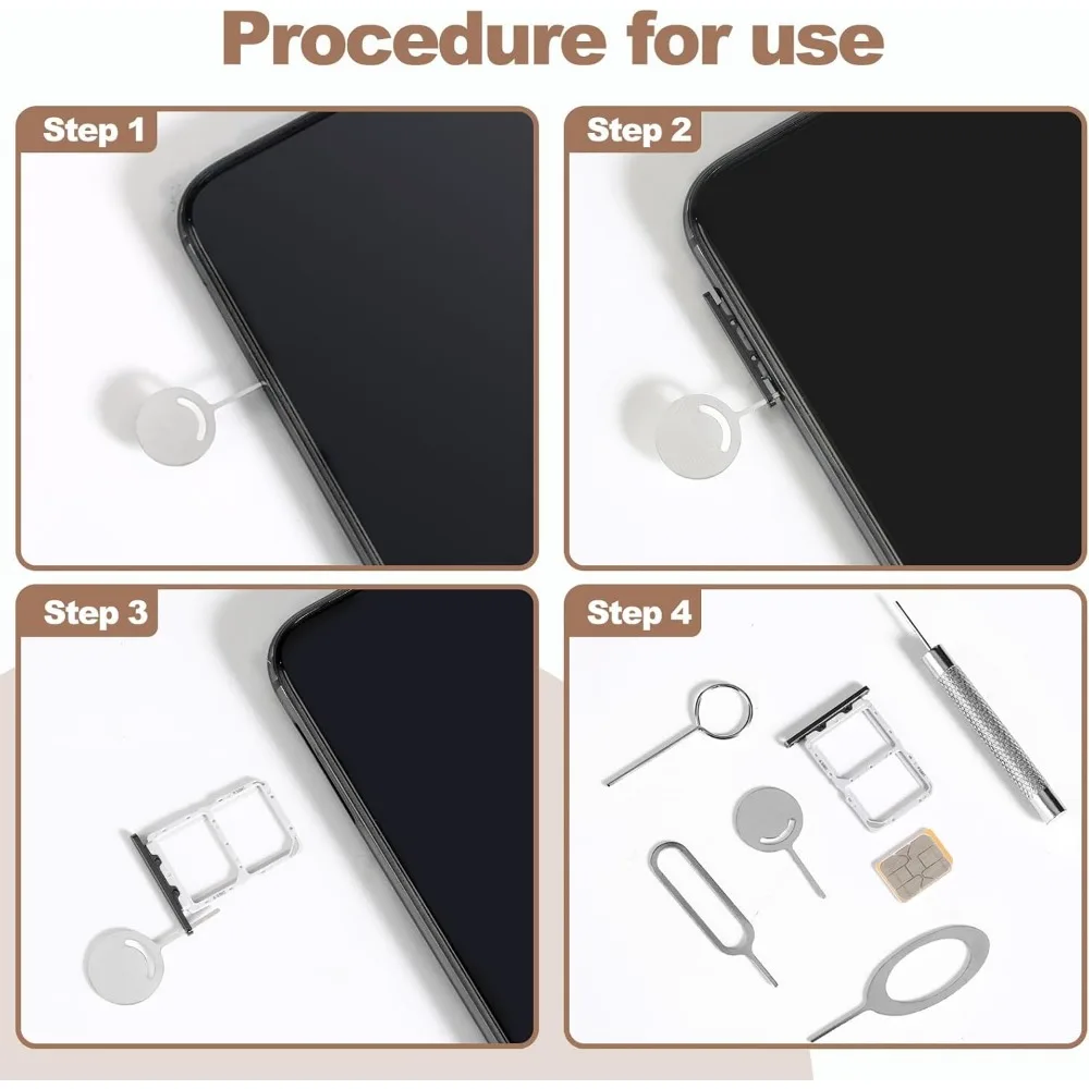 Narzędzie do wyciągania karty SIM Narzędzie do usuwania karty SIM z iPhone'a Narzędzie do wyciągania karty SIM Wszystkie telefony komórkowe są gładkie i nie pozostawiają zadziorów