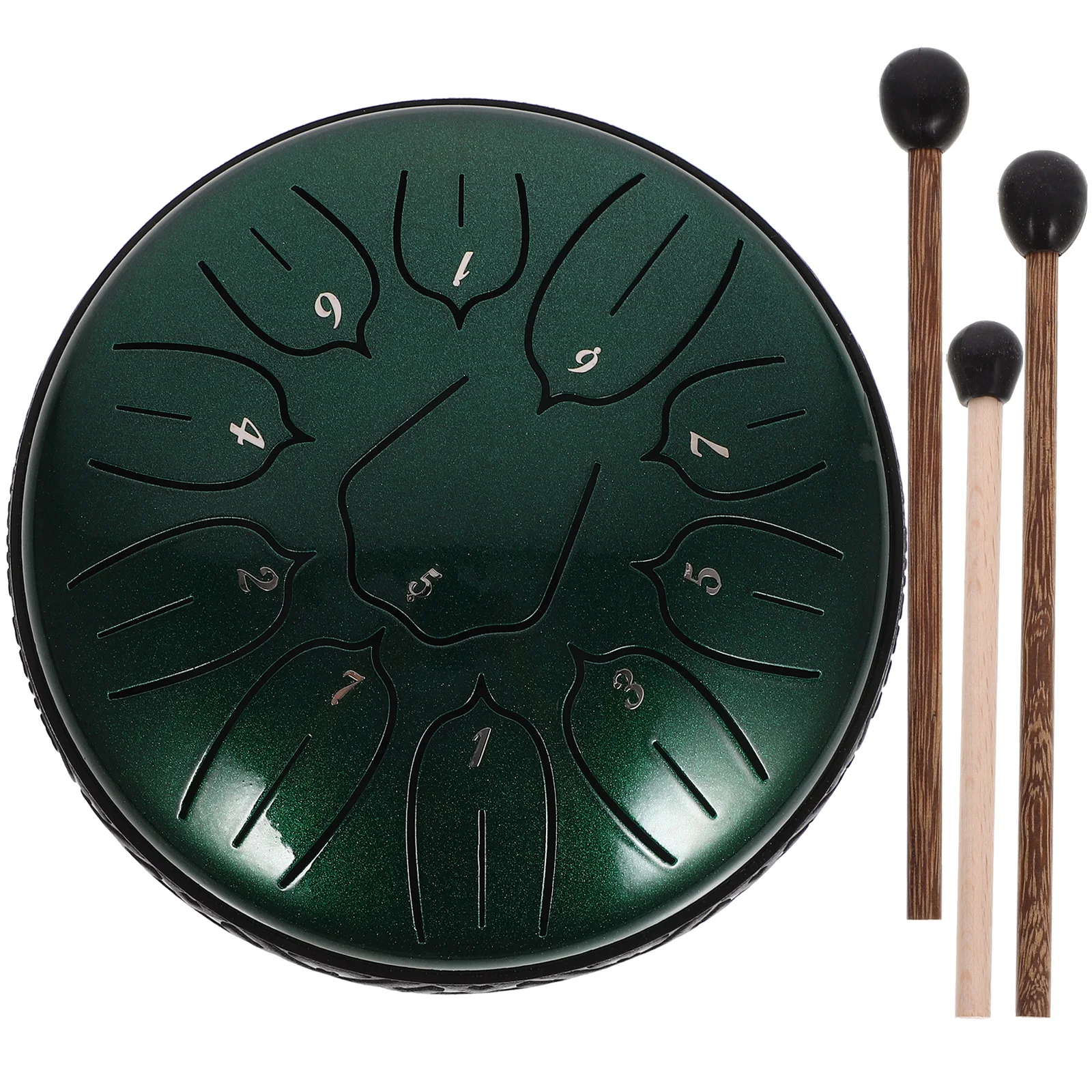 

1 set Pocket Steel Tongue Drum Ethereal Hand Percussion Instrument For Kids Adults Creative Musical Gift Portable Drum Music