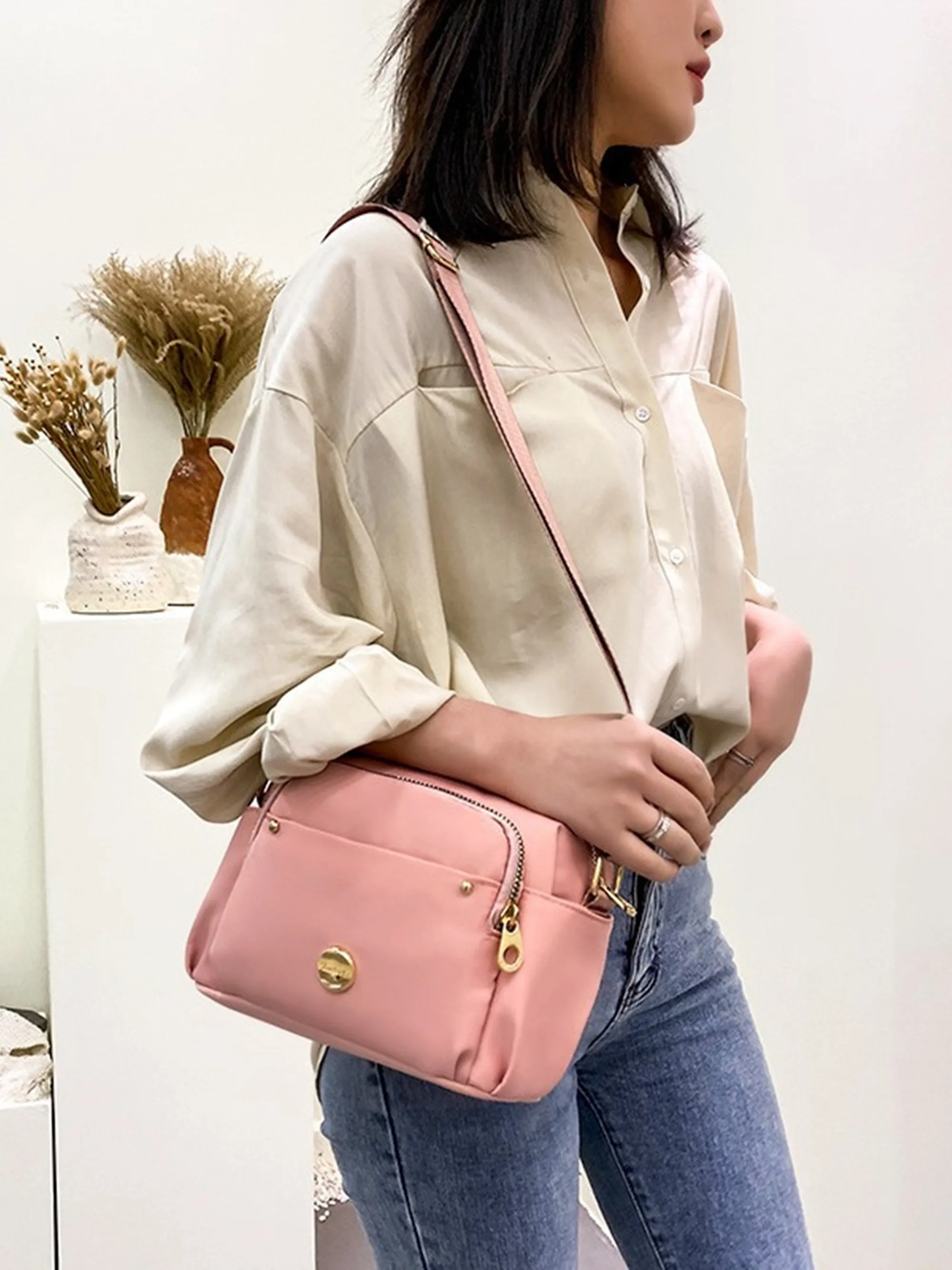 Waterproof Shoulder Bag Women Casual Crossbody Bag Multifunction Handbag Messenger Bag y2k mini sac a main