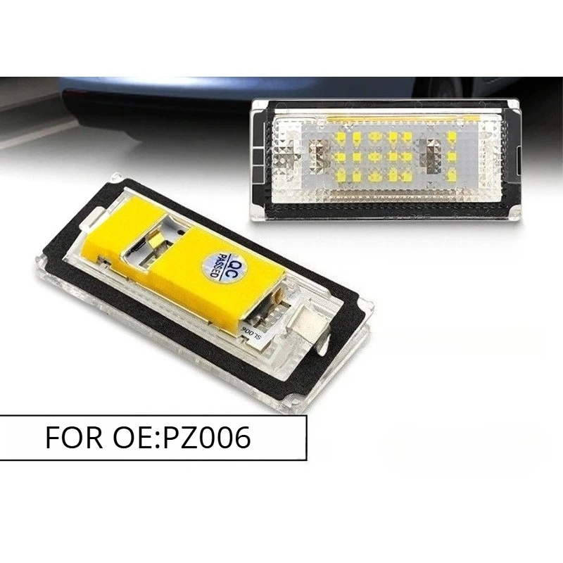 

2pcs For BMW E46 4D Sedan/5D Touring 3 Series Sedan Touring/Estate/Compact LED Car License Plate Number Lights Assembly