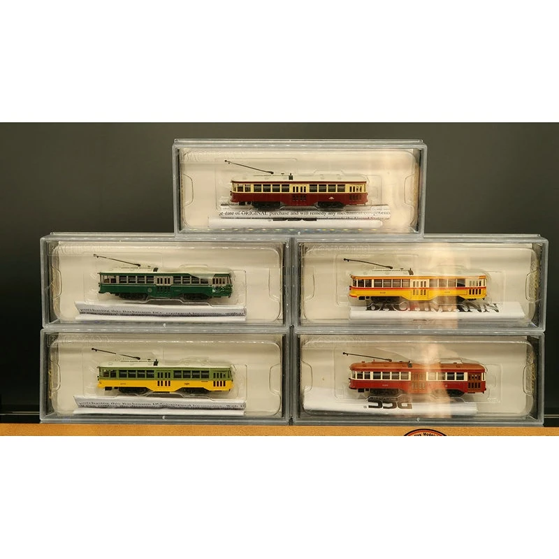 Train Model N 1/160 American Peter Witt Streetcar Digital Electric Locomotive Rail Car