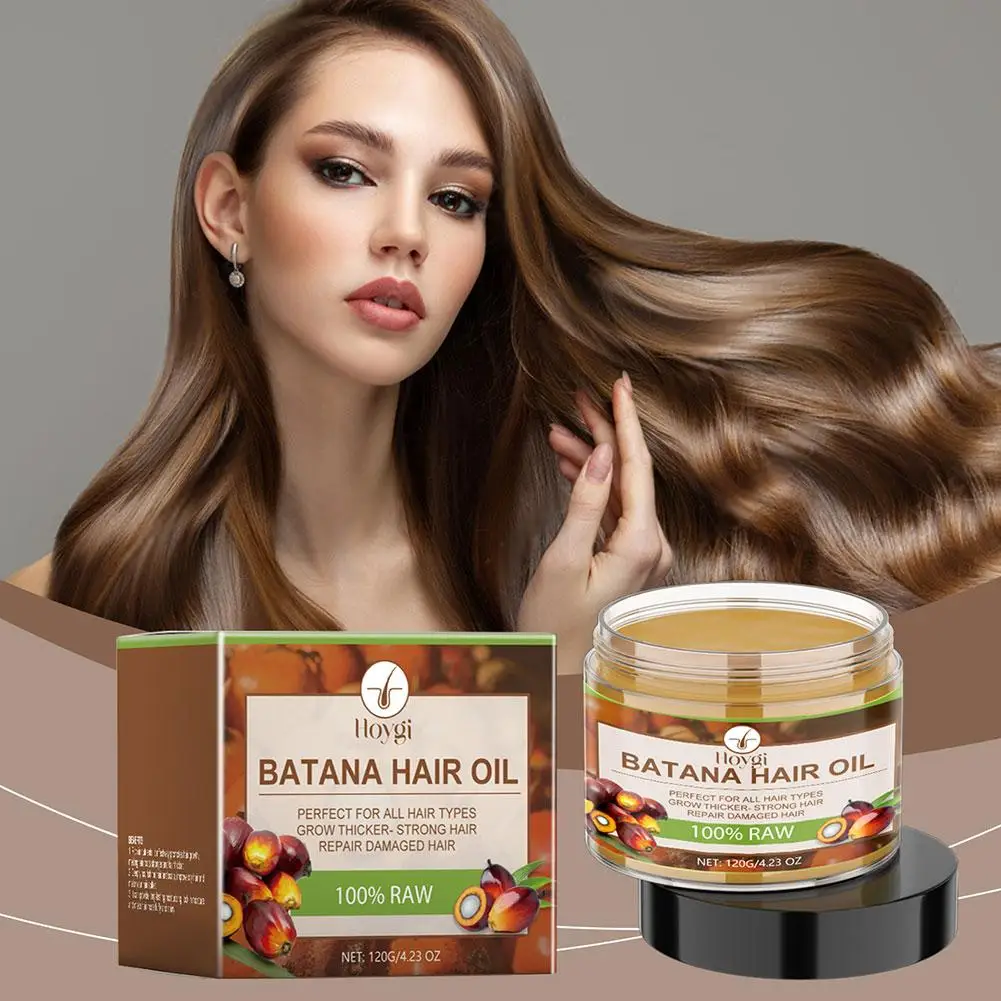 Batana-Crema para el cuidado del cabello, aceite de Batana para el crecimiento del cabello, aceite de Batana hidratante profunda, reparación del cabello dañado, V4T8, 120g