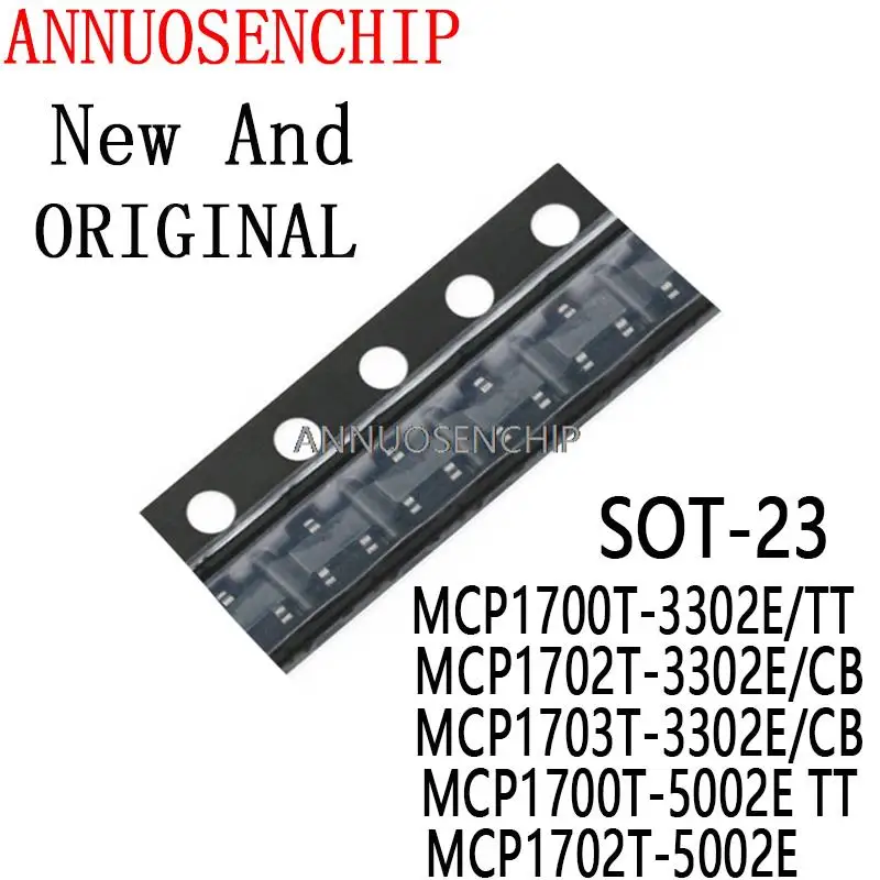 10PCS SOT23 MCP1703 3.3V MCP1700T MCP1702 MCP1700T-3302E/TT MCP1702T-3302E/CB MCP1703T-3302E/CB MCP1700T-5002E TT MCP1702T-5002E