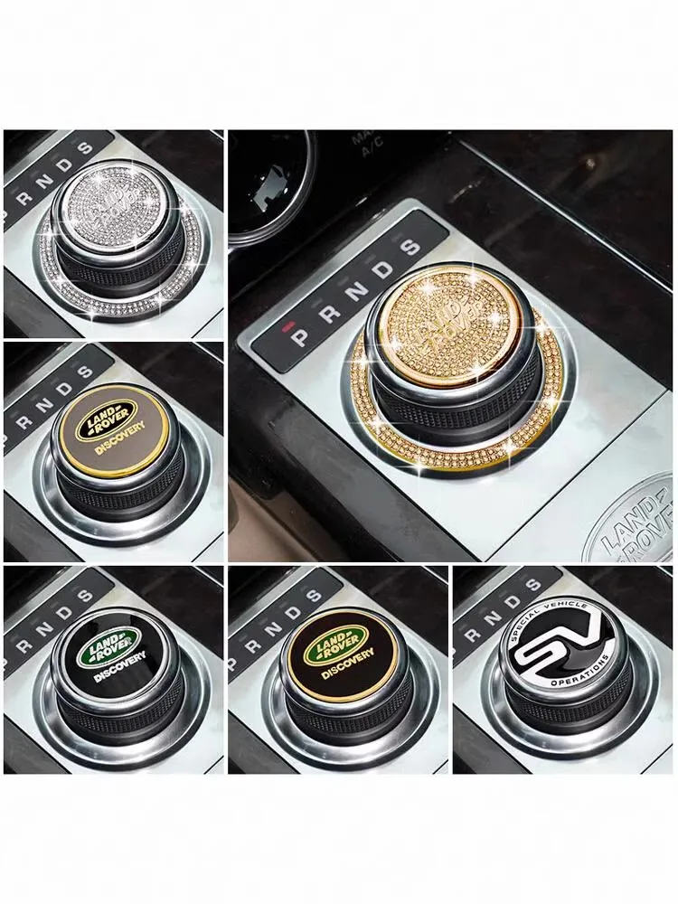 3D Metal Sticker For Land Rover Discovery Range Rover Evoque Discovery 4 Freelander gear knob decoration sticker