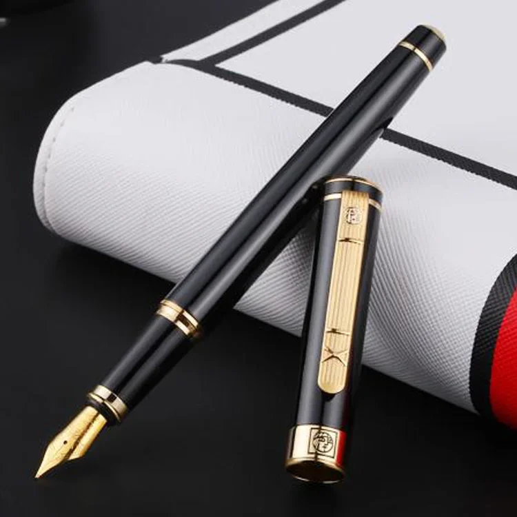 

Palace 902 Art noble red black gold/silver clip 5 styles for choose stripes 0.5mm nib select fountain pen dream