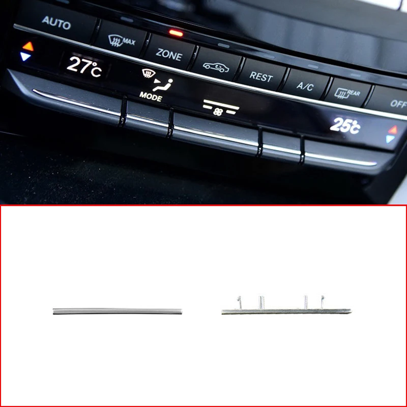 

Light/Matte Car Interior Console Air Conditioning Buttons Decoration Trim for Mercedes Benz E Class W212 2008-2014